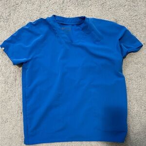 FIGS men’s 2-pocket Royal blue scrub top